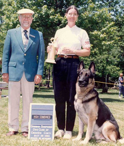 Kath Cook and Randawn's Kyser vom Mika